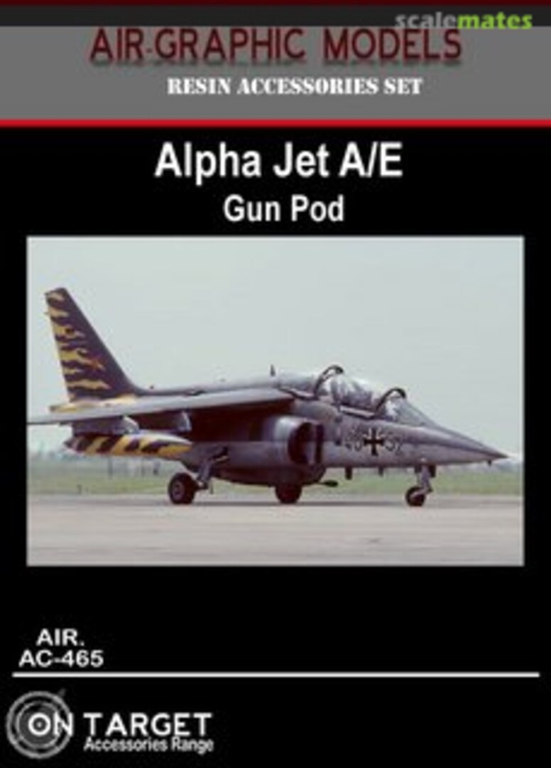 Boxart Alpha Jet A/E Gun Pod AIR.AC-465 Air-Graphic Models