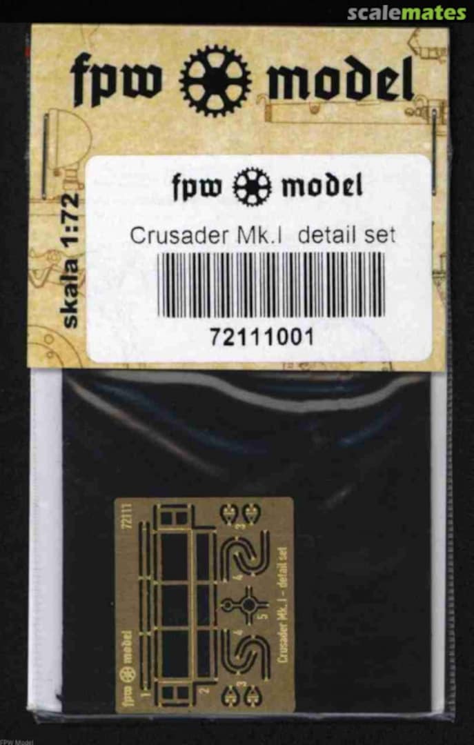 Boxart Crusader Mk. I - detail set 72111 FPW Model