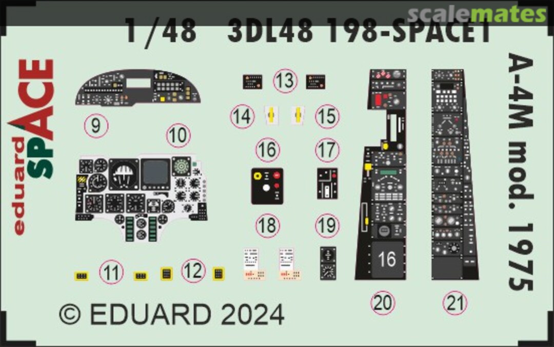 Boxart A-4M mod. 1975 SPACE 3DL48198 Eduard