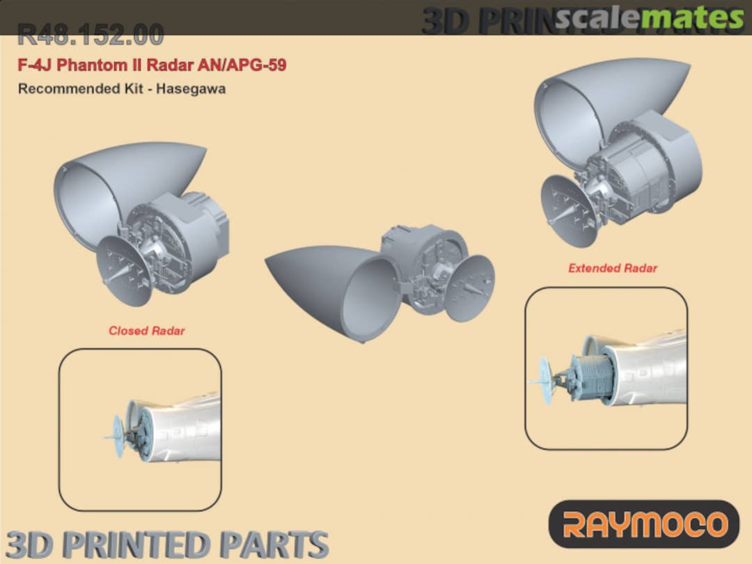 Boxart F-4J Phantom II Radar AN/APG-59 R48.152.00 Raymoco
