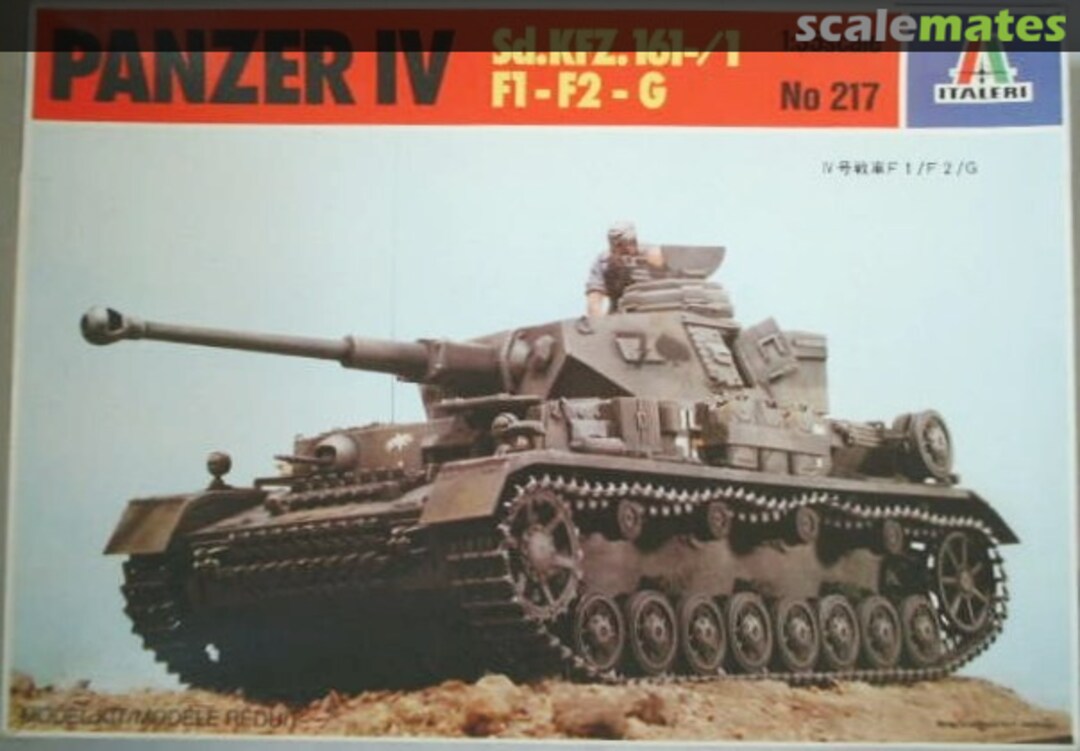 Boxart Panzer IV Sd.Kfz.161-/1 F1-F2-G 217 Italeri