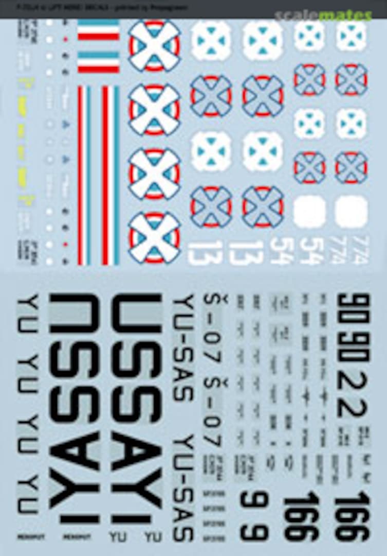 Boxart JKRV Set II F-72LH Lift Here Decals