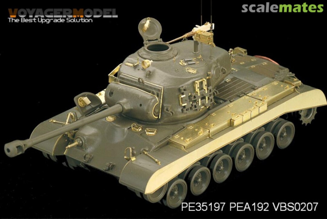 Boxart M26 Pershing Side Skirts & Stowage Bins PEA192 Voyager Model