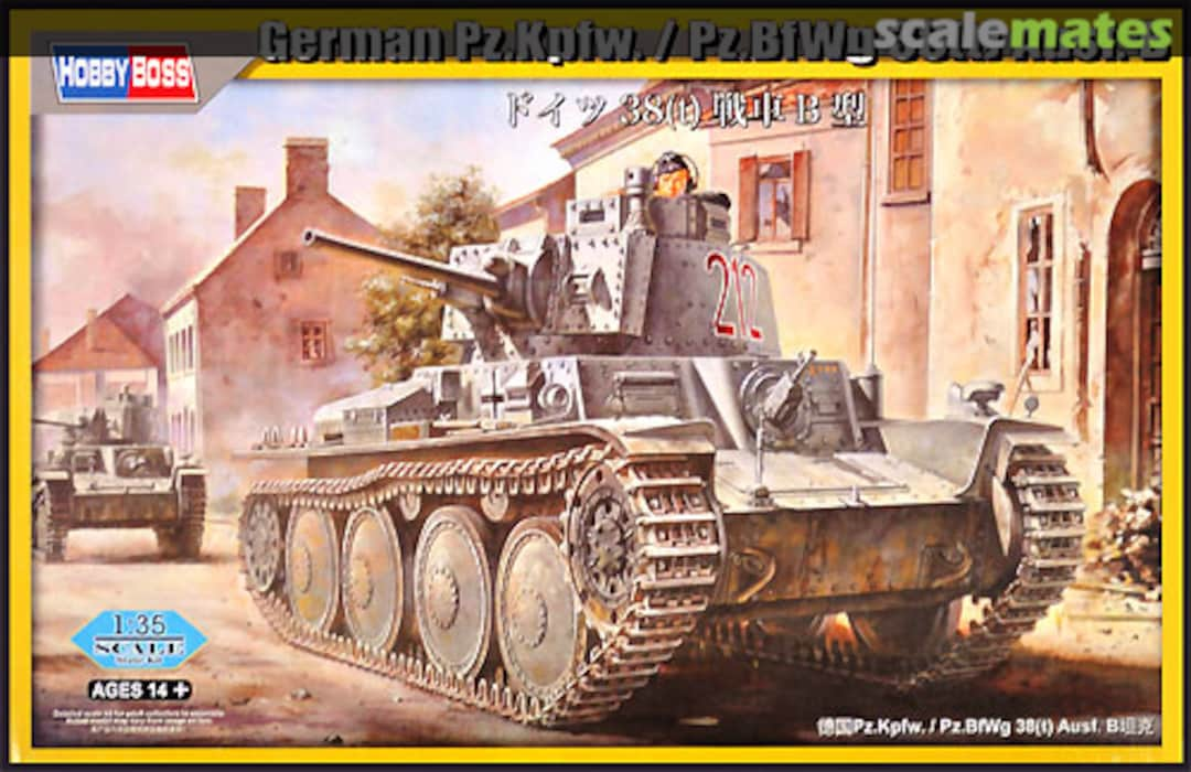 Boxart Pz.Kpfw. / Pz.BfWg 38(t) Ausf. B 80138 HobbyBoss