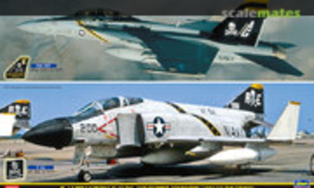 1:72 F-4J Phantom II &amp; F/A-18F Super Hornet `Jolly Rogers´ (Hasegawa 52147)