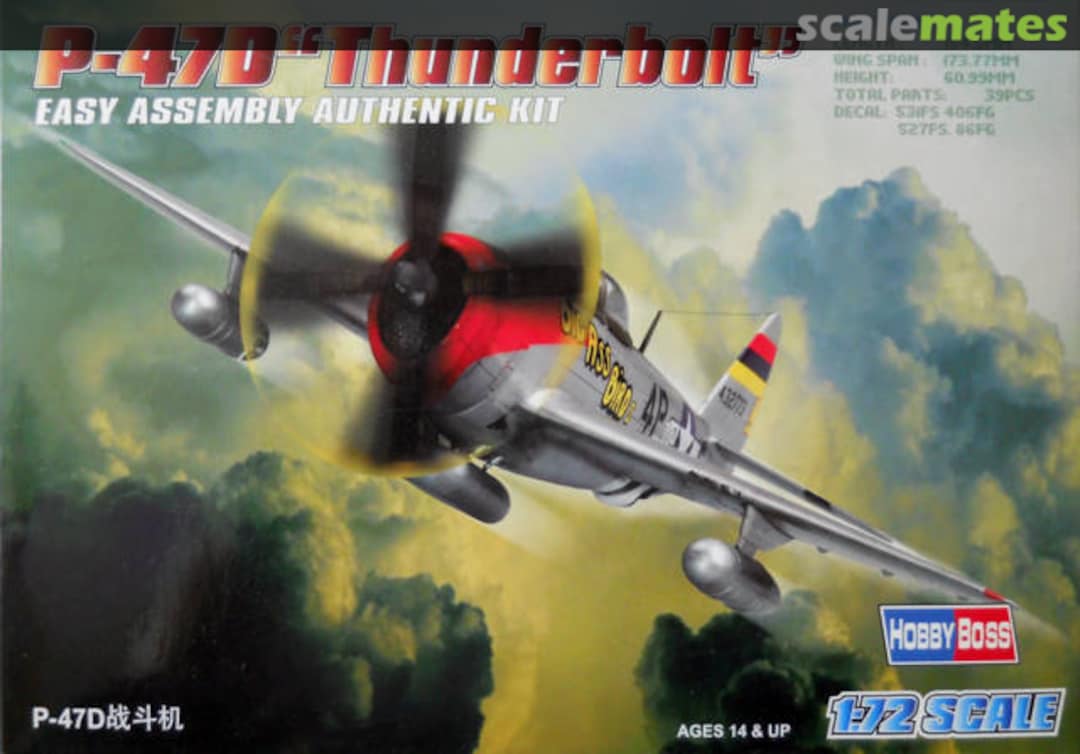 Boxart P-47D "Thunderbolt" 80257 HobbyBoss