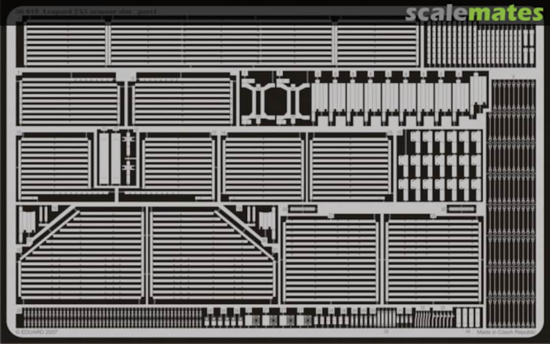 Boxart Leopard 2A6M armour slat 36019 Eduard