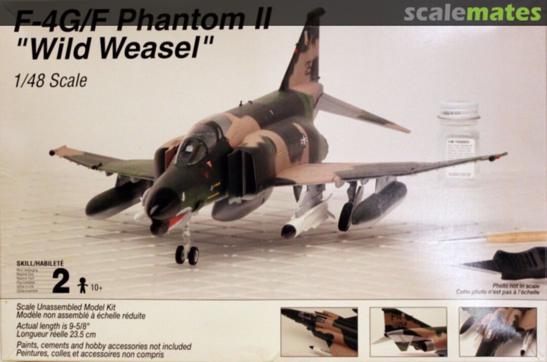 Boxart F-4G/F Phantom II "Wild Weasel" 572 Testors