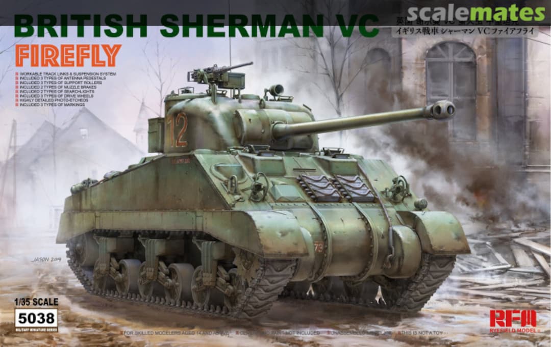 Boxart Sherman VC RM-5038 Rye Field Model