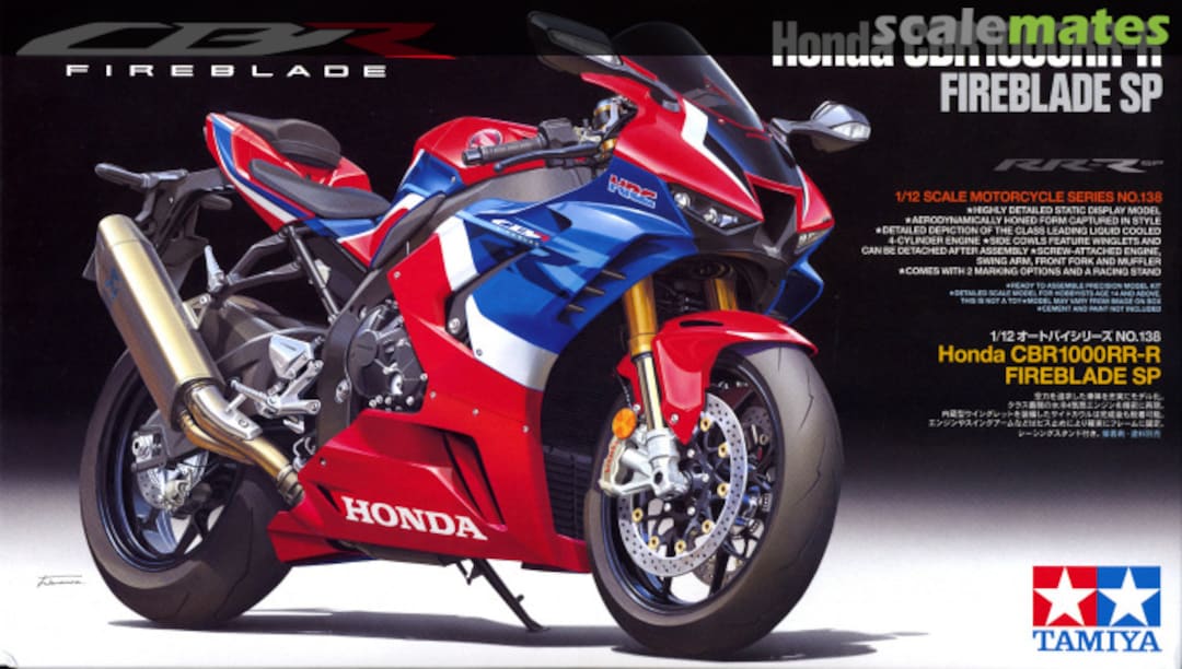 Boxart Honda CBR1000RR-R FIREBLADE SP 14138 Tamiya