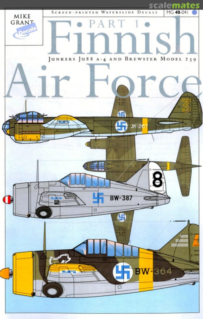 Boxart Finnish Air Force, Part 1 MG 48-041 Mike Grant Decals