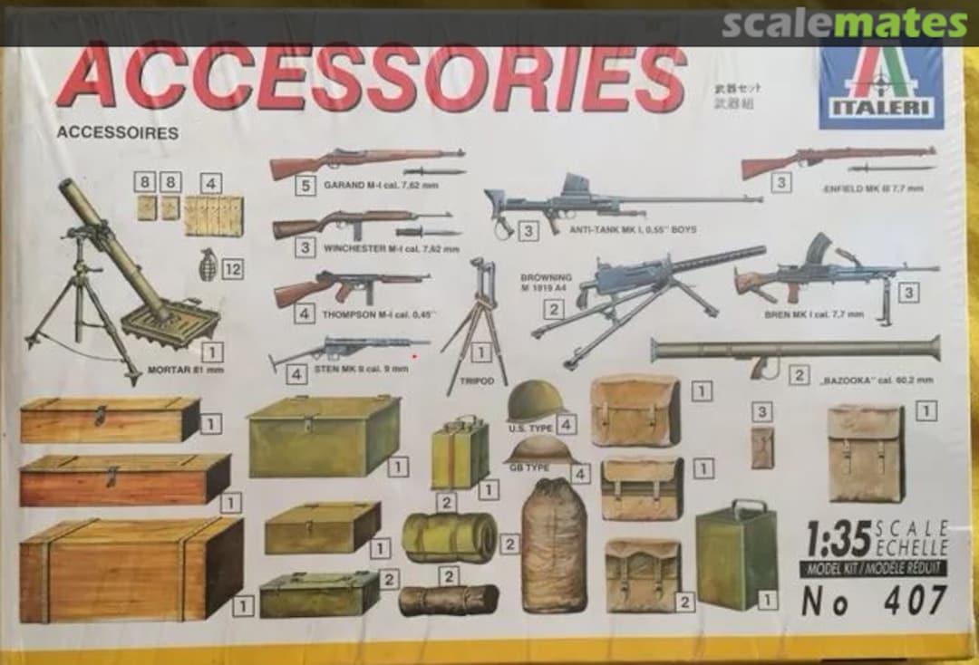 Boxart Accessories 407 Italeri