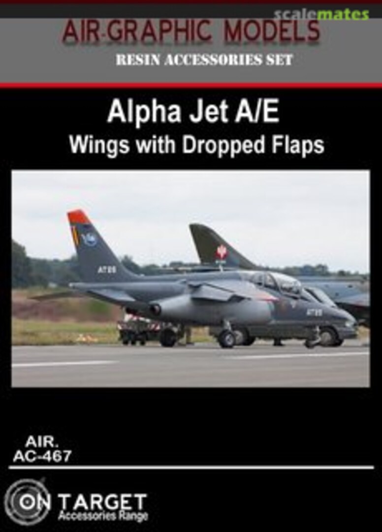 Boxart Alpha Jet A/E Wings with Dropped Flaps AIR.AC-467 Air-Graphic Models