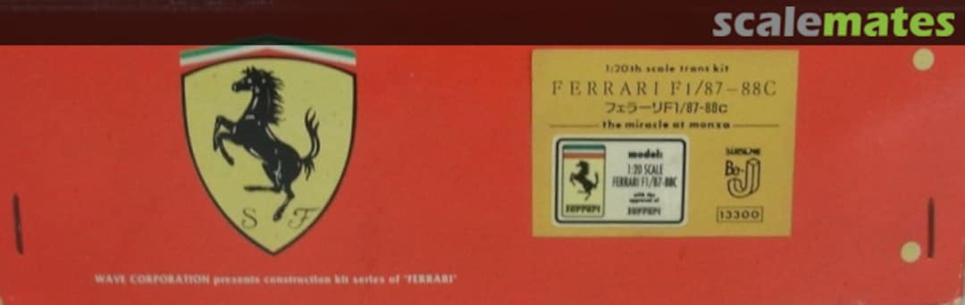 Boxart Ferrari F1 87-88C  Wave Corporation