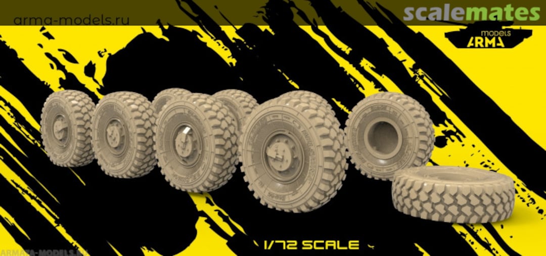 Boxart Weighted Wheels for Pantsir-S1 AM72221 Arma Models