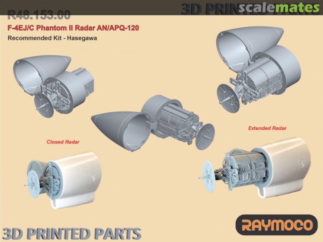 Boxart F-4EJ/C Phantom II Radar AN/APQ-120 R48.153.00 Raymoco