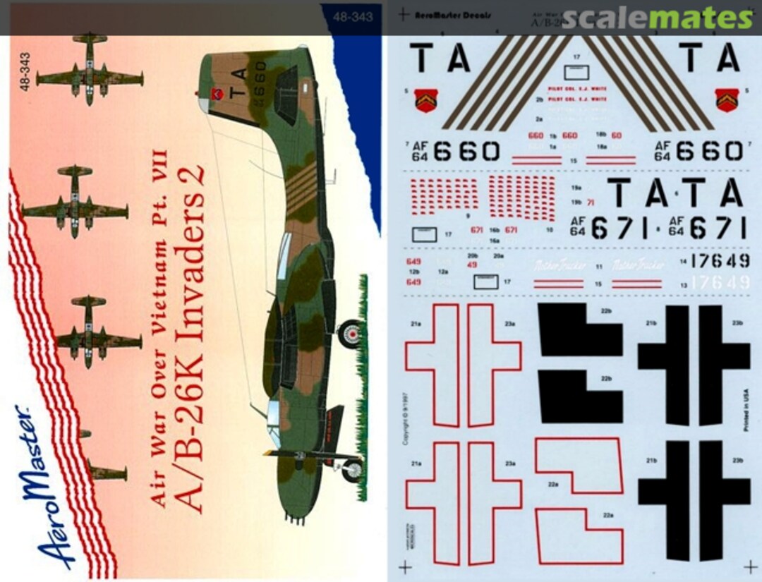 Boxart A/B-26K Invaders 2 48-343 AeroMaster