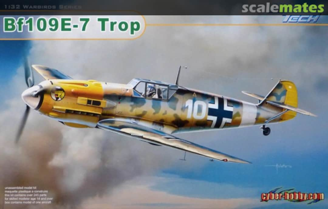 Boxart Bf109E-7 Trop 3223 Cyber Hobby