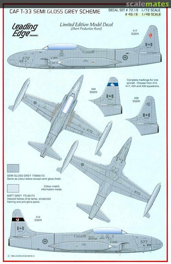 Boxart CAF T-33 48.19 Leading Edge