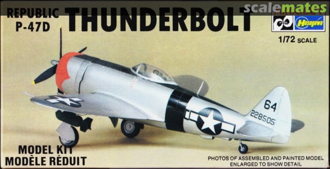 Boxart Republic P-47D Thunderbolt 1162 Minicraft Hasegawa