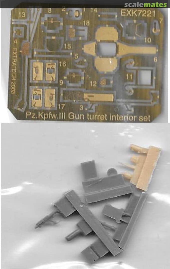 Boxart Gun Turret Interior Set EXK 7221 Extratech