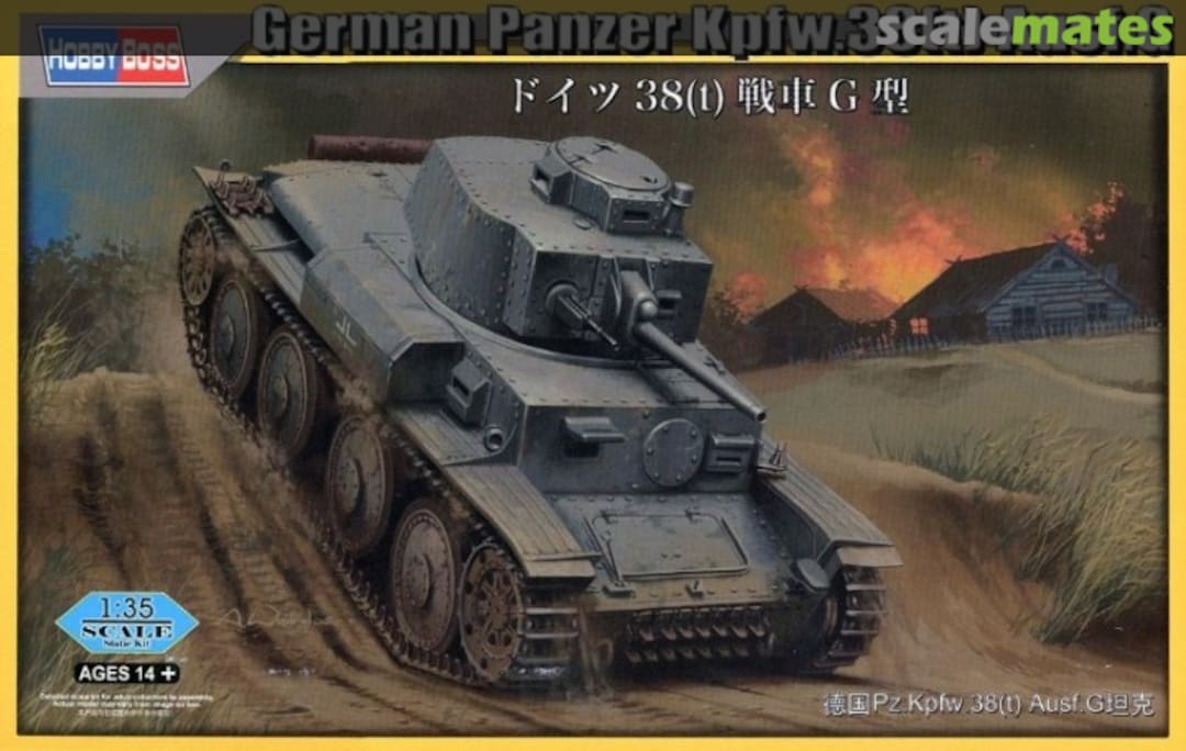 Boxart Panzer Kpfw.38(t) Ausf.G 80137 HobbyBoss