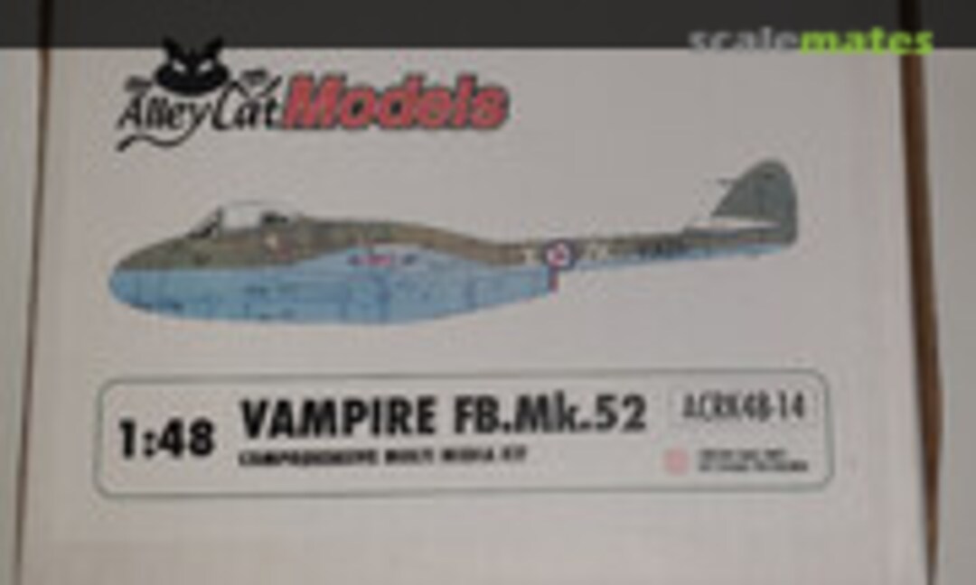 1:48 De Havilland Vampire FB. Mk.52 (Alley Cat ACRK 48-14)