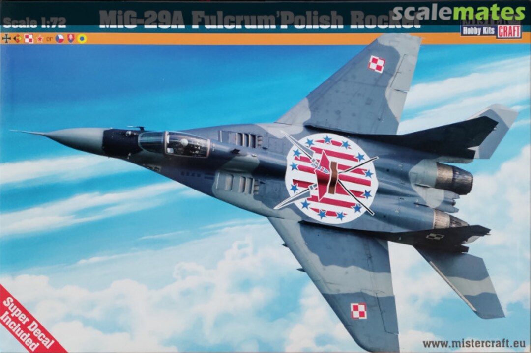 Boxart MiG-29A Fulcrum 'Polish Rocket' D-97 MisterCraft