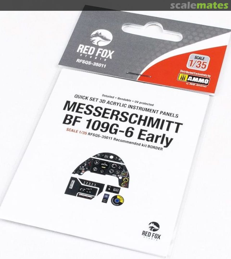 Boxart Messerschmitt Bf 109G-6 RFSQS-35011 Red Fox Studio