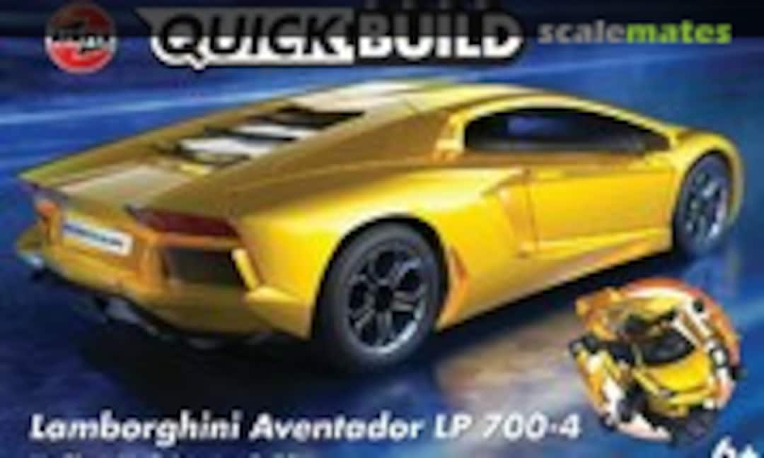 1:24 Lamborghini Aventador LP 700-4 - Yellow (Airfix J6026)