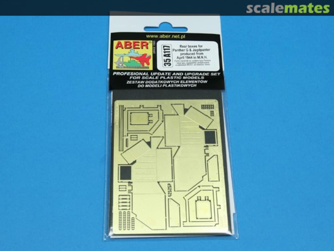 Boxart Rear boxes for Panther Ausf. G and Jagdpanter 35A117 Aber