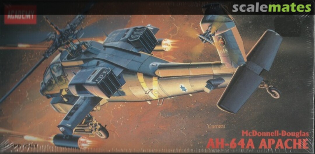 Boxart AH-64A Apache 2138 Academy