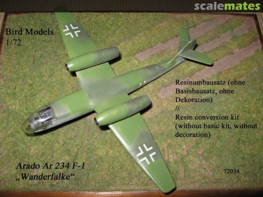 Boxart Arado Ar 234 F-1 "Wanderfalke" 72034 Bird Models