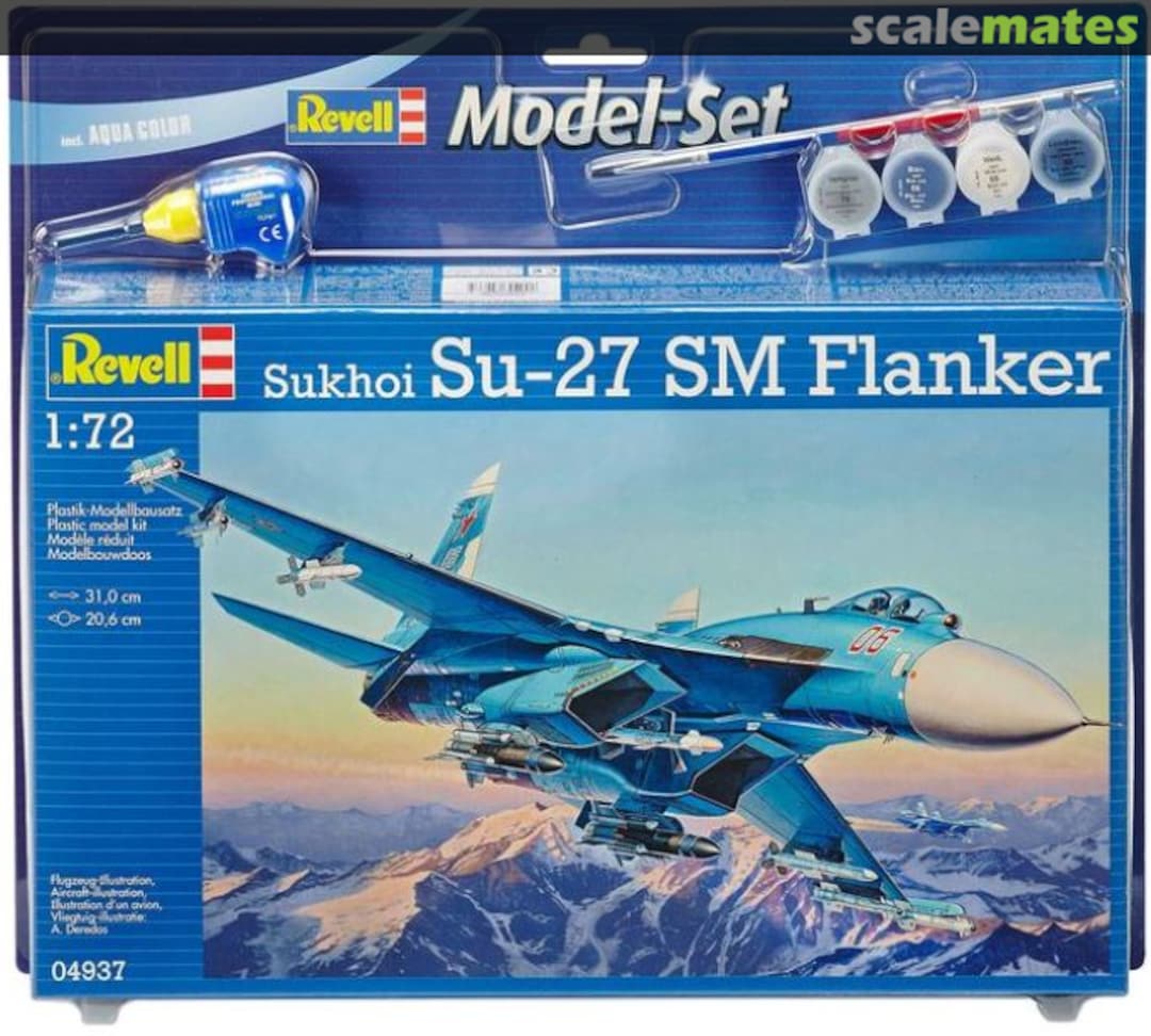 Boxart Sukhoi Su-27 SM Flanker 64937 Revell