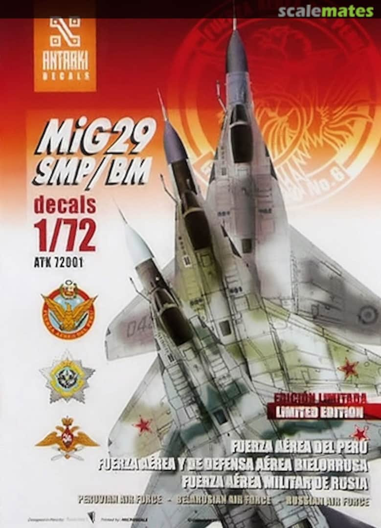 Boxart MiG-29 SMP/BM ATK 72001 Antarki Models