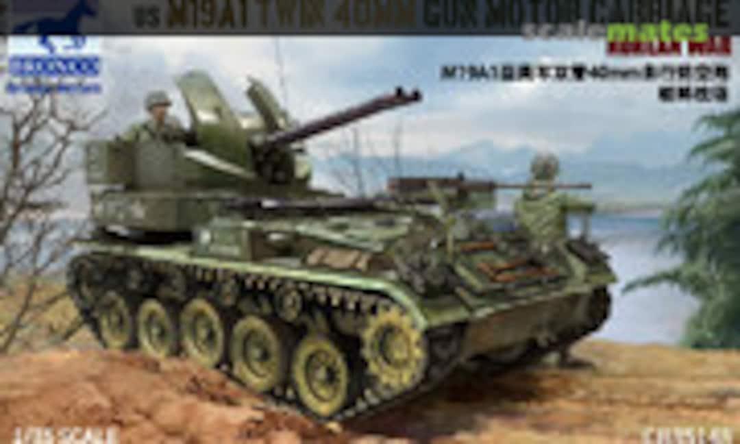 1:35 M19A1 Twin 40 MM Gun Motor Carriage (Bronco CB35148)