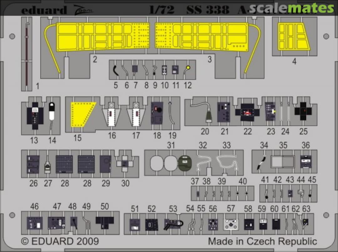 Boxart A-7 Corsair II - avionics SS338 Eduard