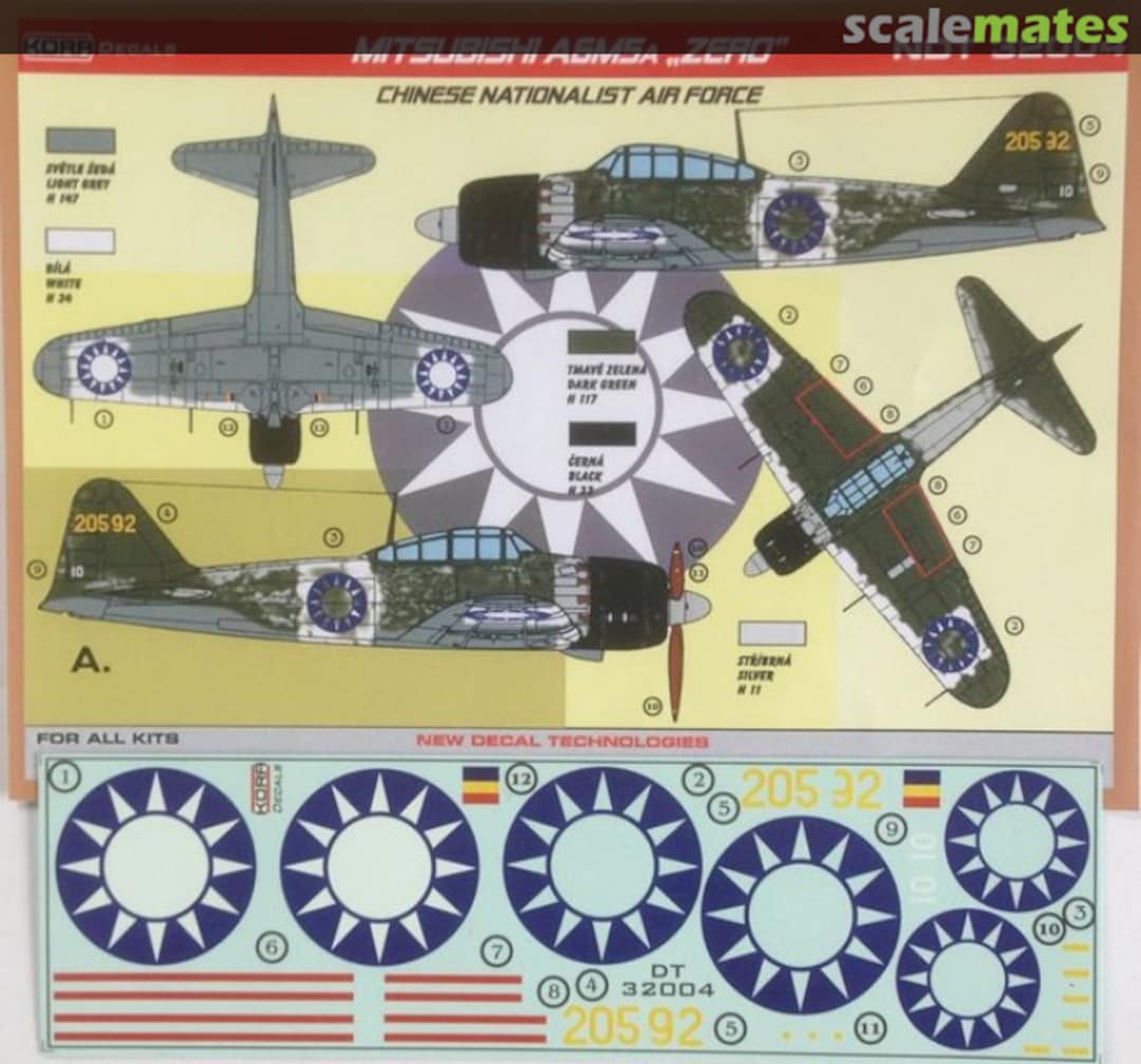 Boxart Mitsubishi A6M5a "Zero" NDT32004 Kora Models