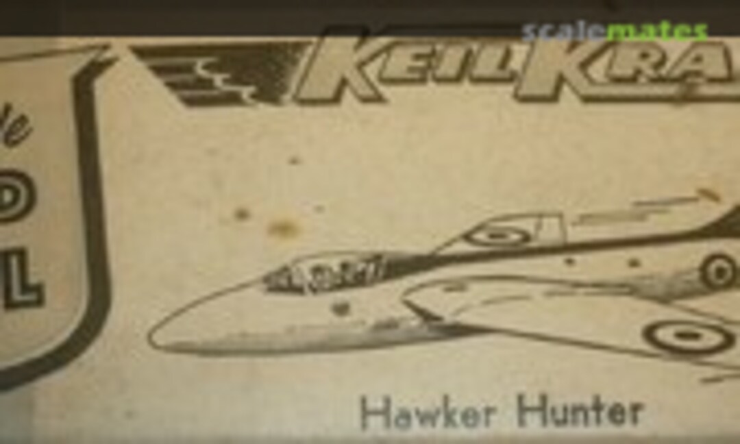 1:72 Hawker Hunter (Keil Kraft )