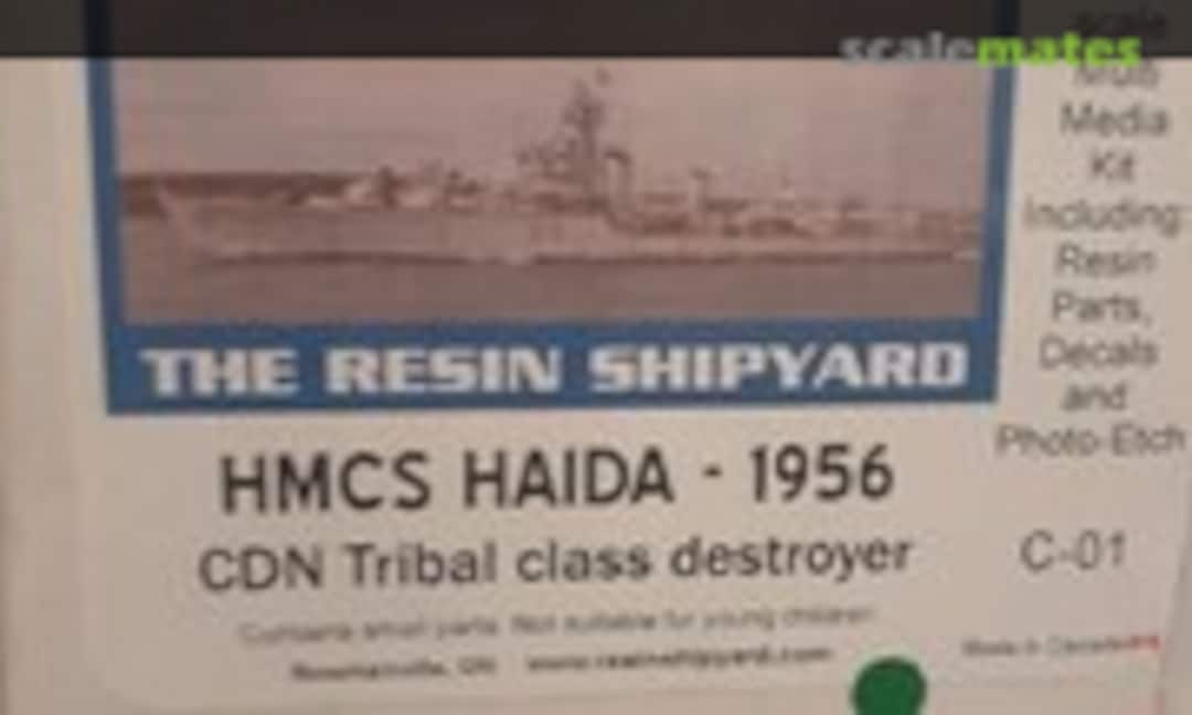 1:350 HMCS Haida (The Resin Shipyard C01)