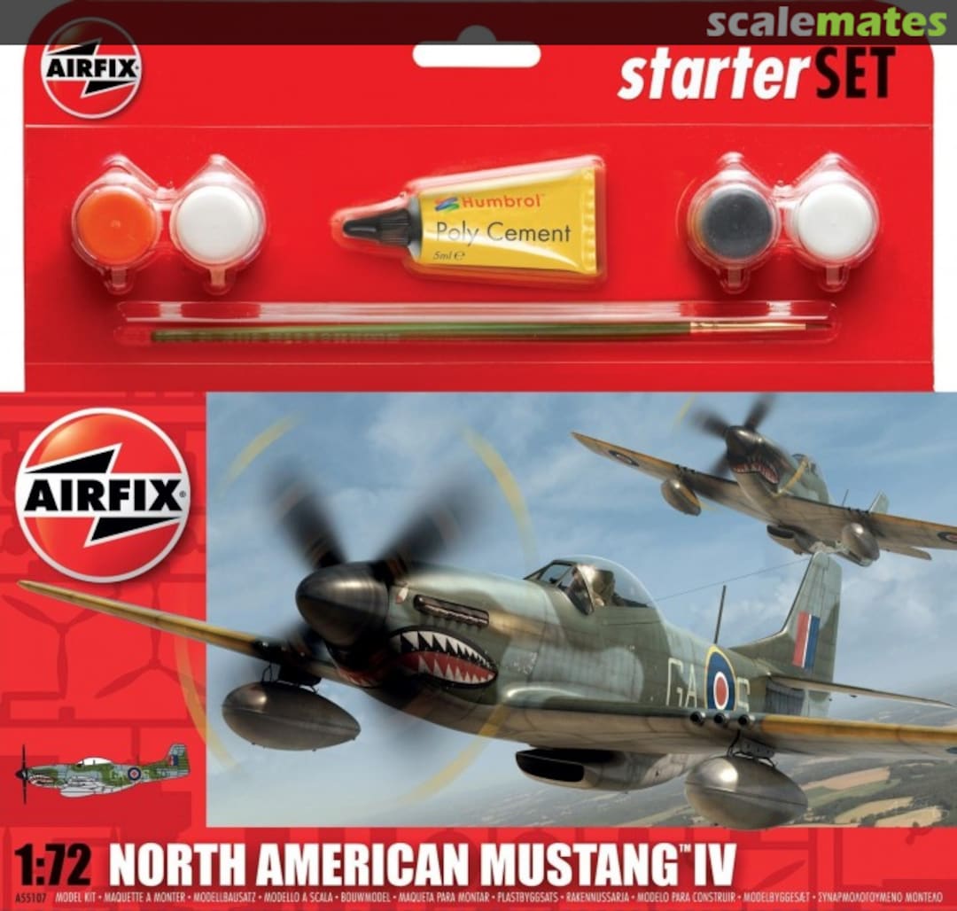 Boxart North American Mustang IV A55107 Airfix