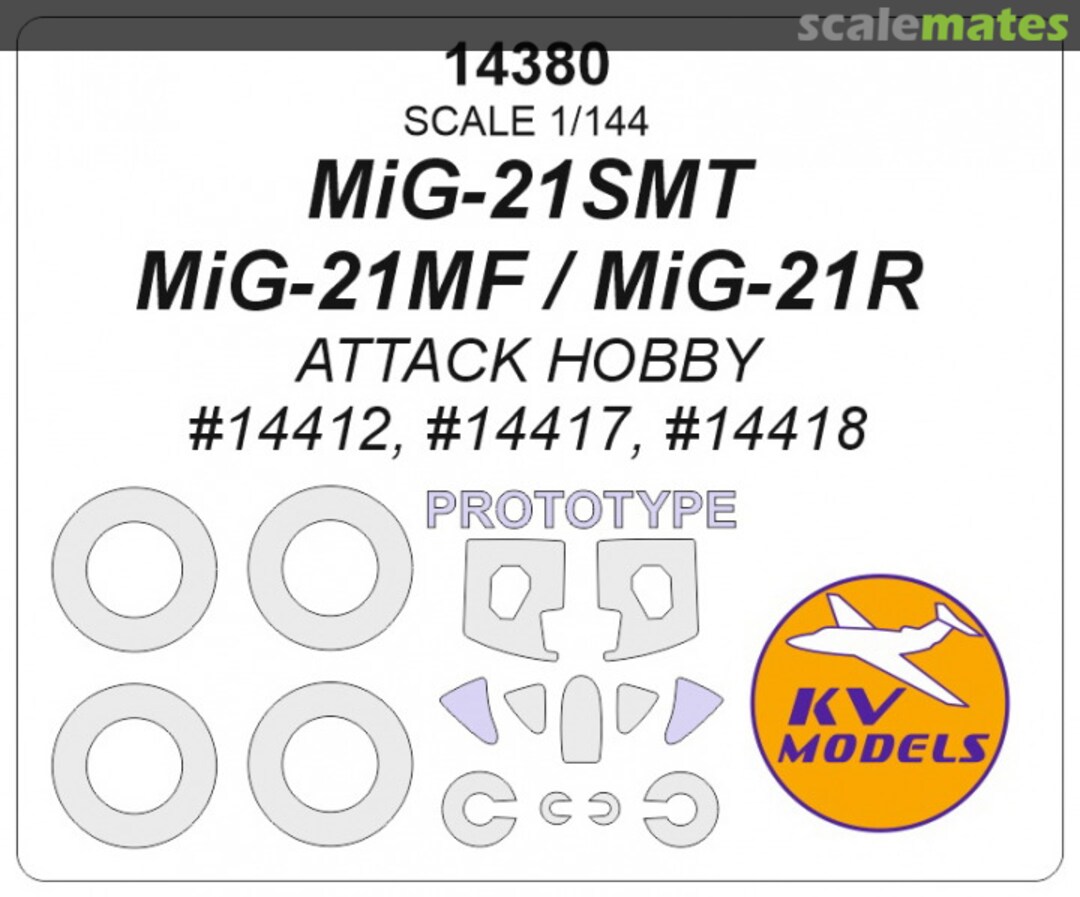 Boxart MiG-21 SMT / MiG-21MF / MiG-21R 14380 KV Models