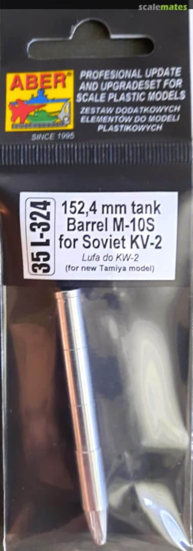 Boxart 152,4mm tank barrel M-10s for soviet KV-2 35L-324 Aber