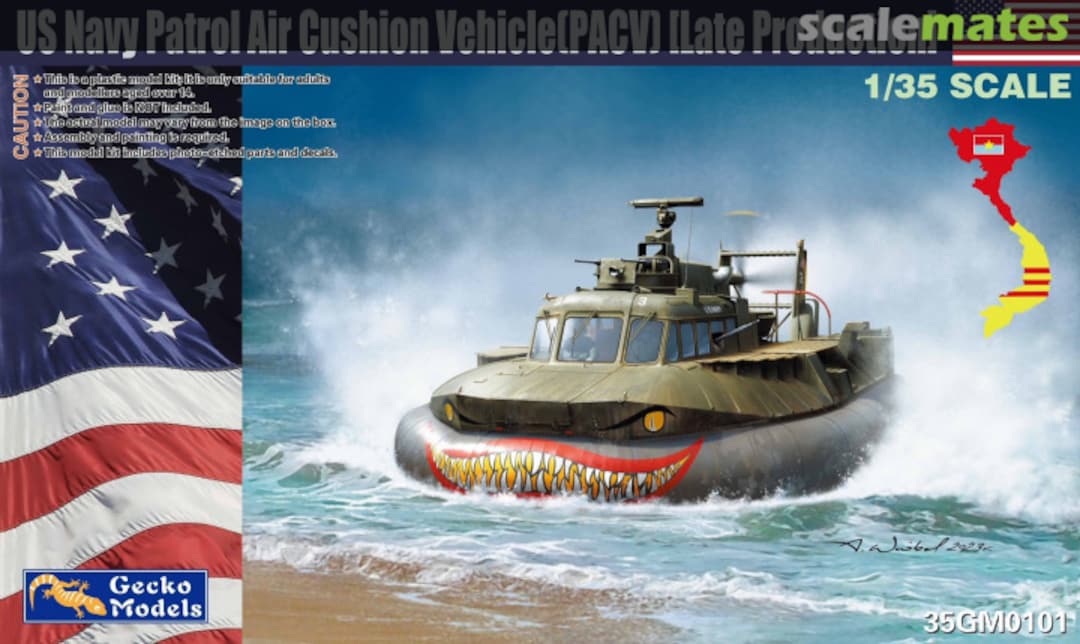 Boxart PACV SK-5 (Patrol Air Cushion Vehicle) 35GM0101 Gecko Models