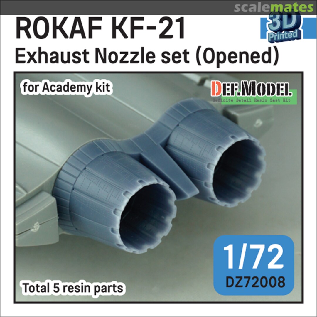 Boxart ROKAF KF-21 Exhaust Nozzle set (Opened) DZ72008 Def.Model