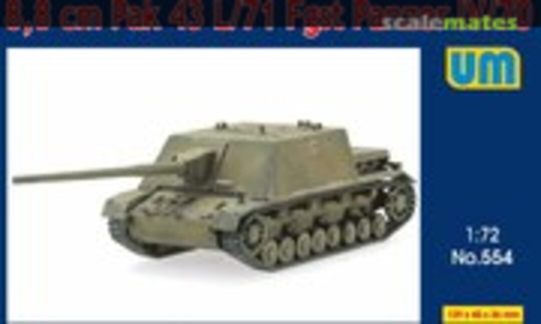 1:72 8.8cm Pak 43 L/71 Fgst Panzer IV/70 (UM  554)