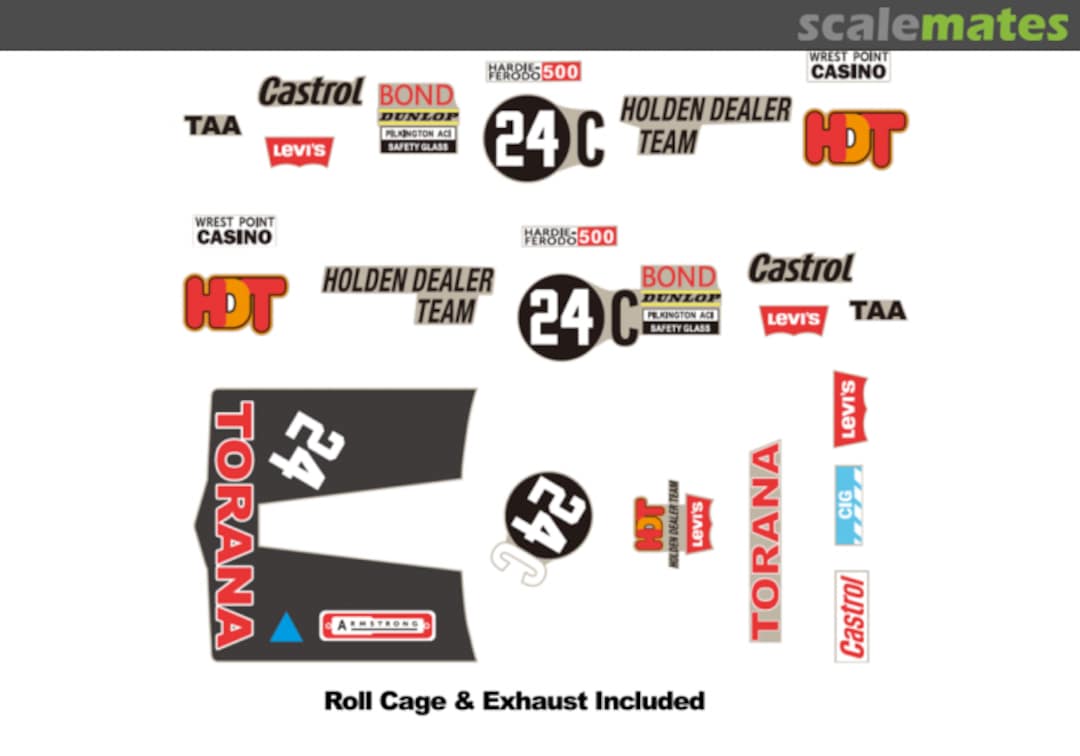 Boxart Holden Torana LJ GTR XU1 - #24C Bathurst Decal Kit DDAAC014 DDA