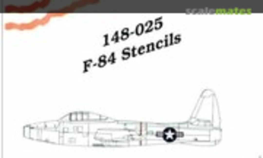 1:48 F-84 Stencils (AeroMaster 148-025)