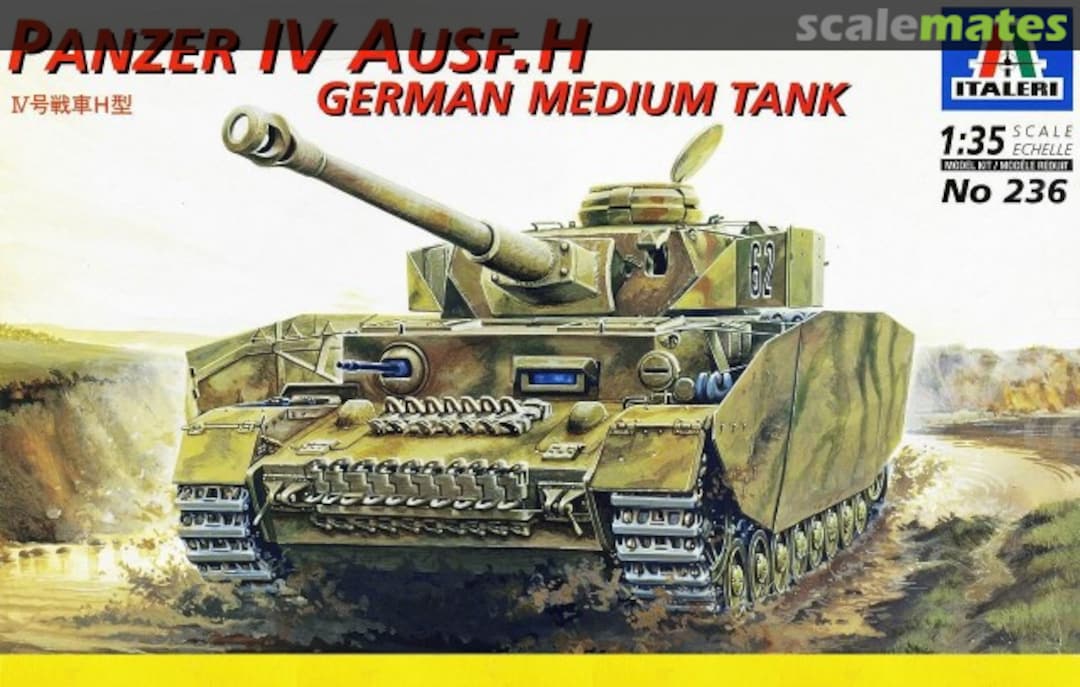 Boxart Panzer IV Ausf.H 236 Italeri