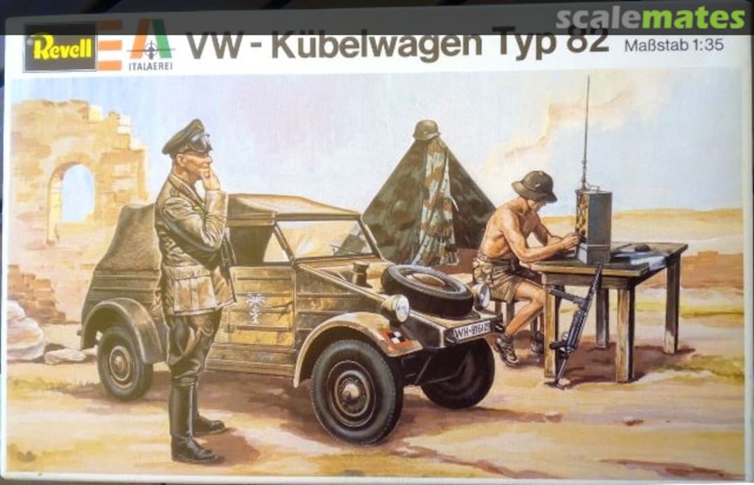 Boxart VW-Kübelwagen Typ 82 H-2133 Revell/Italaerei